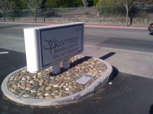  Kentfield Rehabilitation and Specialty Hospital sign outside
